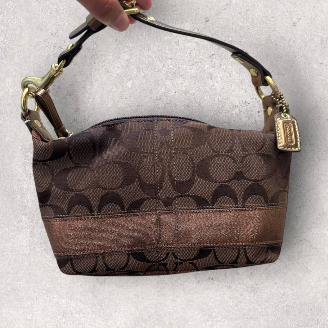 Authentic Vintage Coach Signature Shoulder Bag