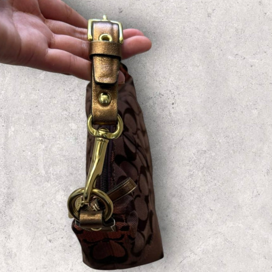 Authentic Vintage Coach Signature Shoulder Bag