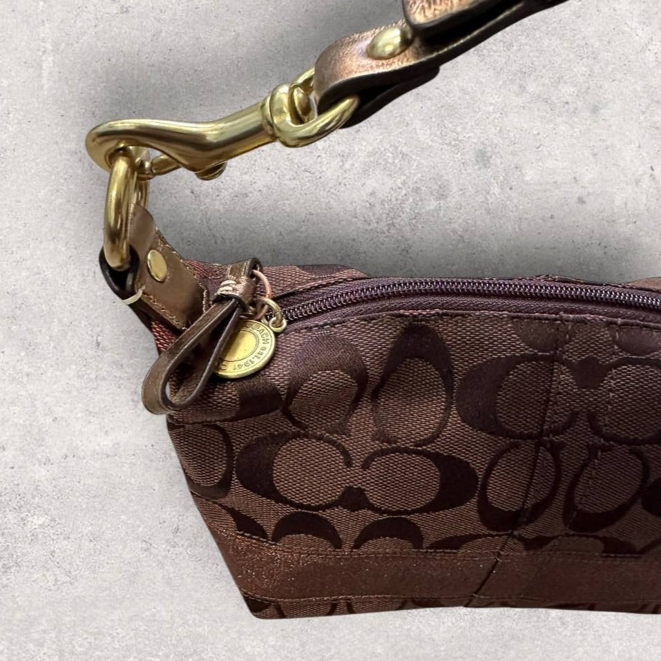 Authentic Vintage Coach Signature Shoulder Bag