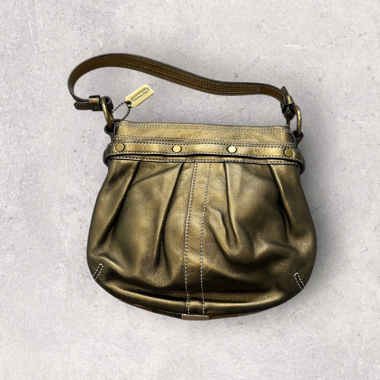 Authentic Vintage Coach Mosaic Patchwork Shoulder Bag