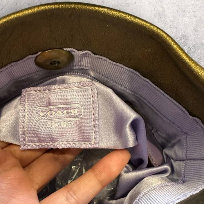 Authentic Vintage Coach Mosaic Patchwork Shoulder Bag