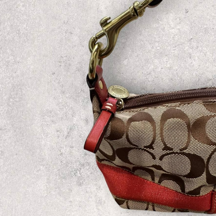Authentic Vintage Coach Signature Shoulder Bag
