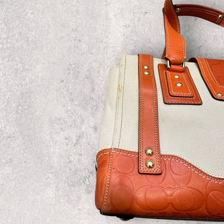 Authentic Vintage Coach Satchel Shoulder Bag