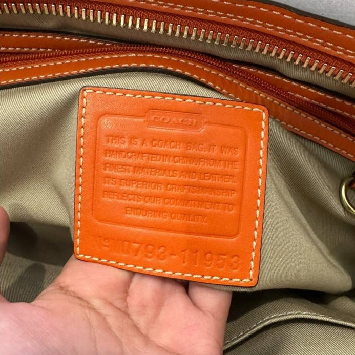 Authentic Vintage Coach Satchel Shoulder Bag