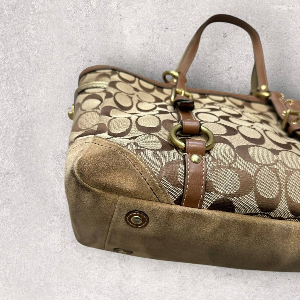 Authentic Vintage Coach Legacy Signature Tote Bag
