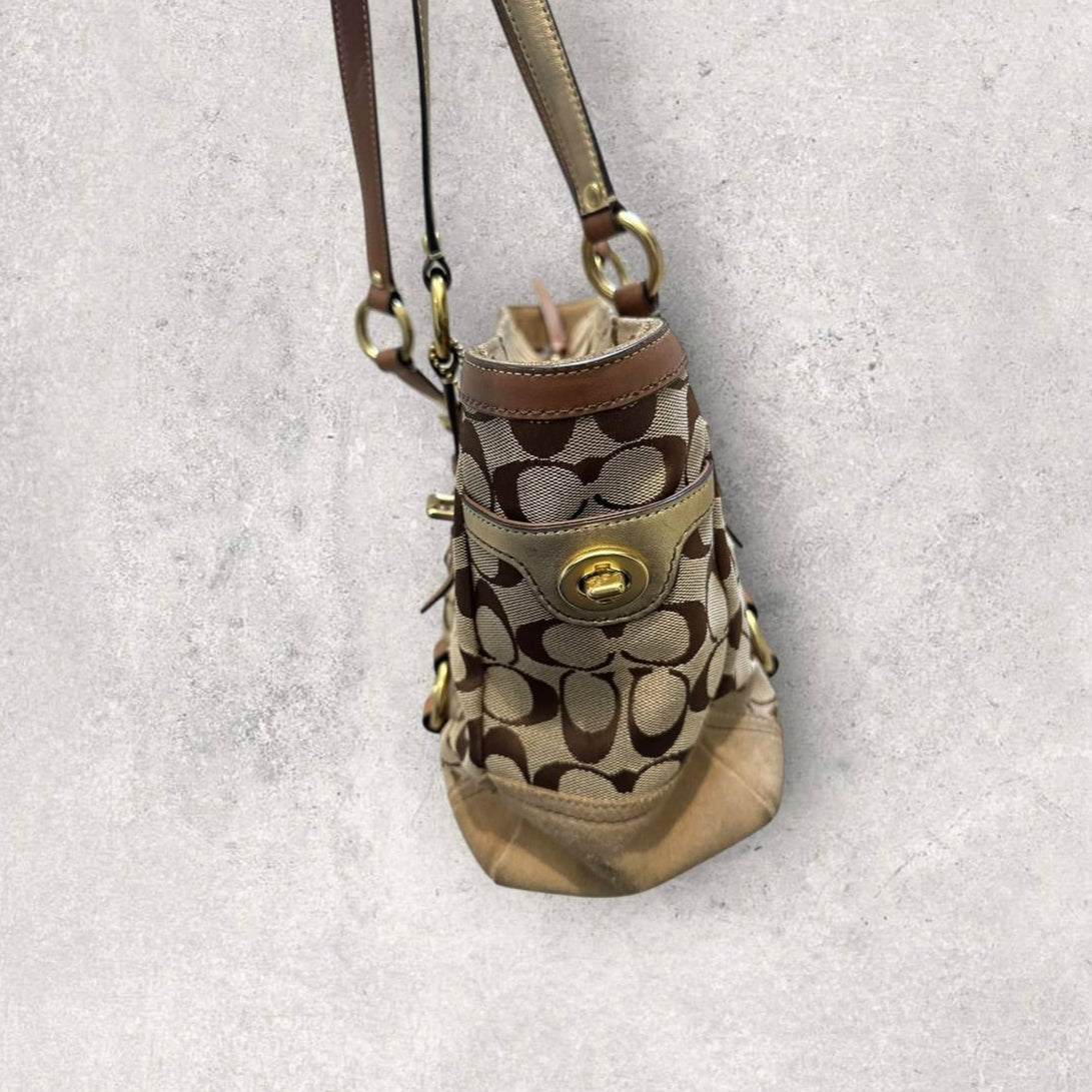 Authentic Vintage Coach Legacy Signature Tote Bag