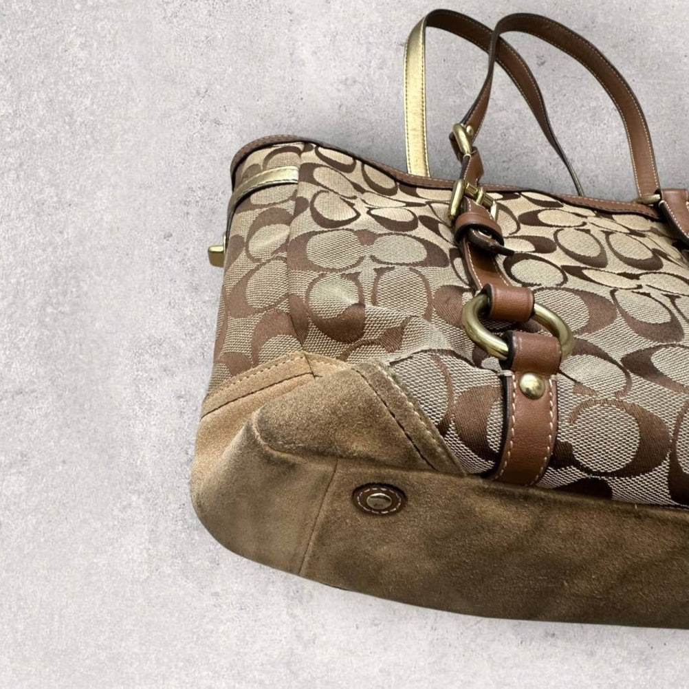 Authentic Vintage Coach Legacy Signature Tote Bag