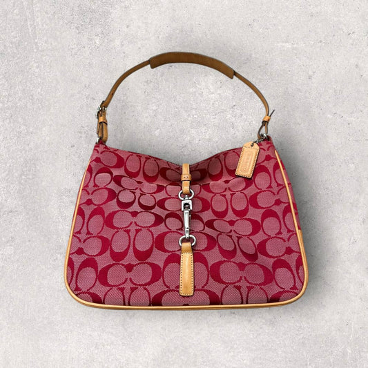 Authentic Vintage Coach Hampton Signature Shoulder Bag