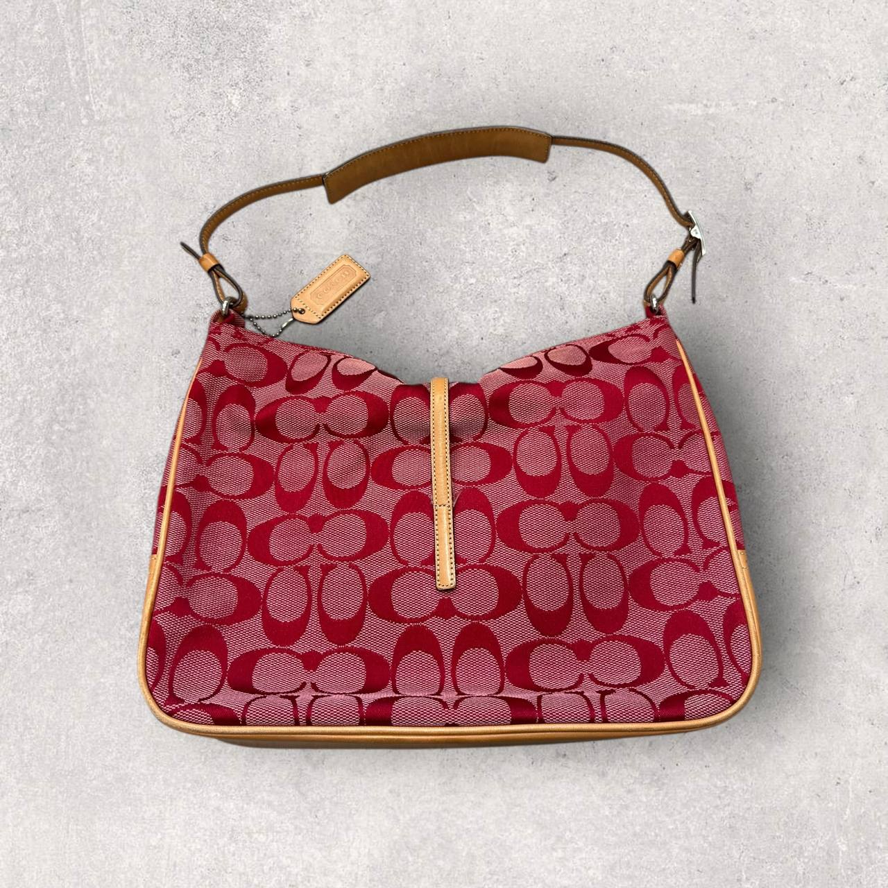 Authentic Vintage Coach Hampton Signature Shoulder Bag