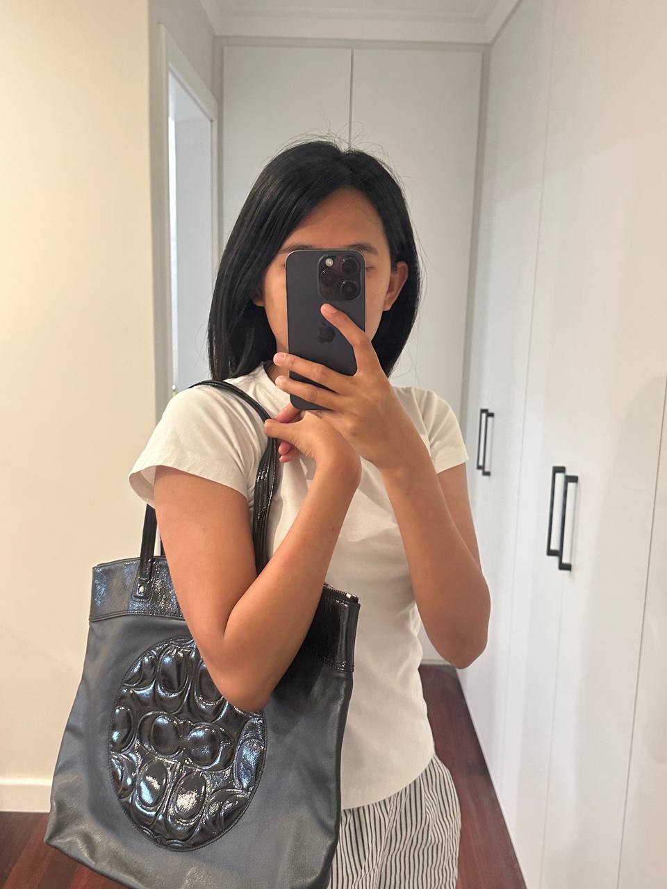 Authentic Vintage Coach Leather Tote Bag