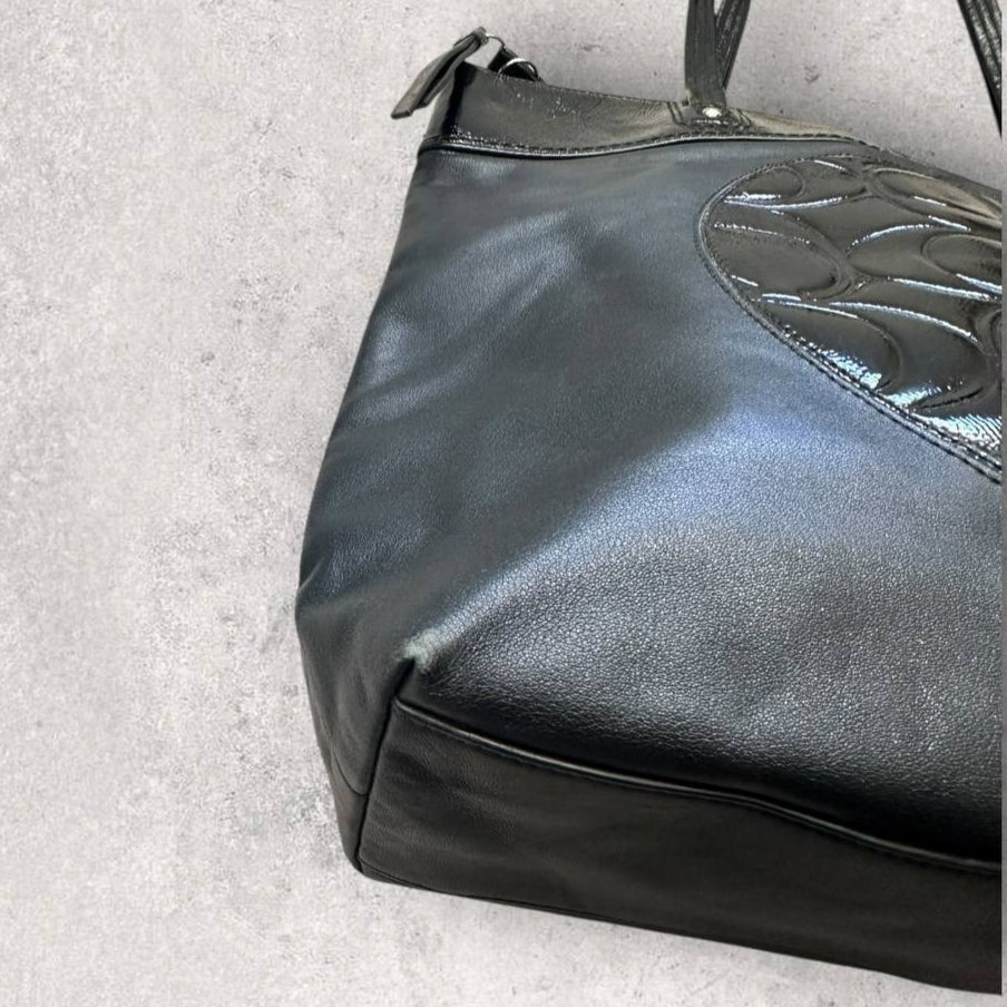 Authentic Vintage Coach Leather Tote Bag