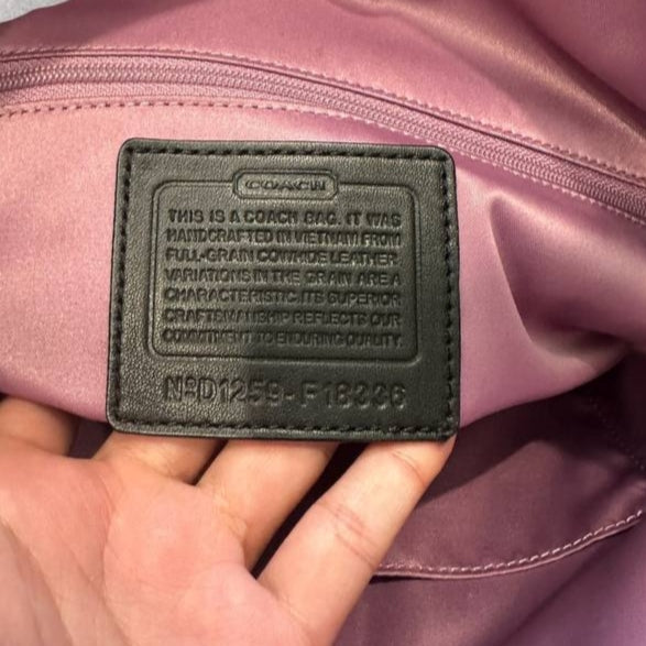 Authentic Vintage Coach Leather Tote Bag