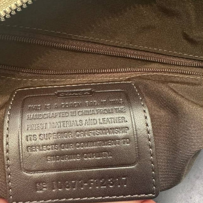 Authentic Vintage Coach Patchwork Mini Boston Shoulder Bag