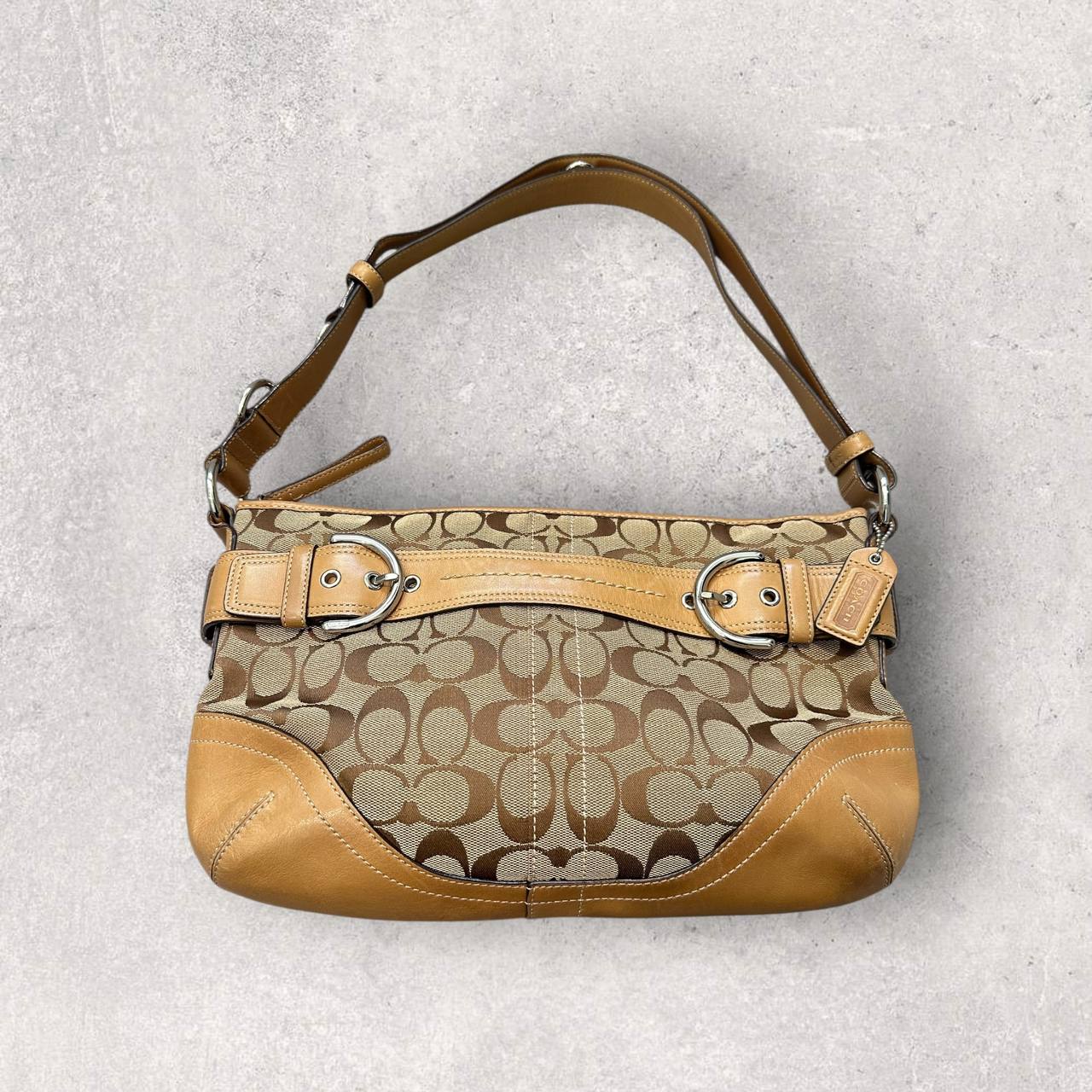 Authentic Vintage Coach Signature Shoulder/Crossbody Bag