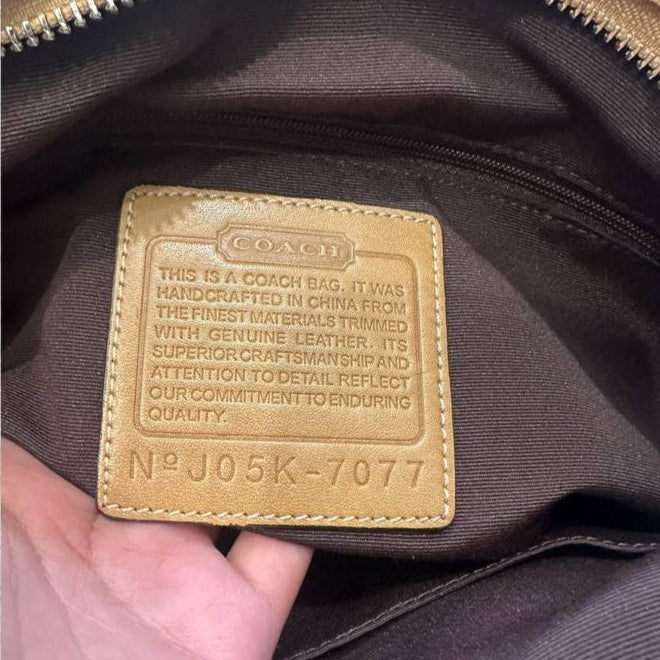 Authentic Vintage Coach Signature Shoulder/Crossbody Bag
