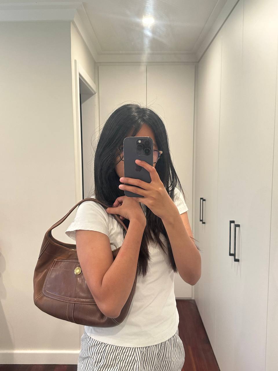 Authentic Vintage Coach Ergo Leather Hobo Bag