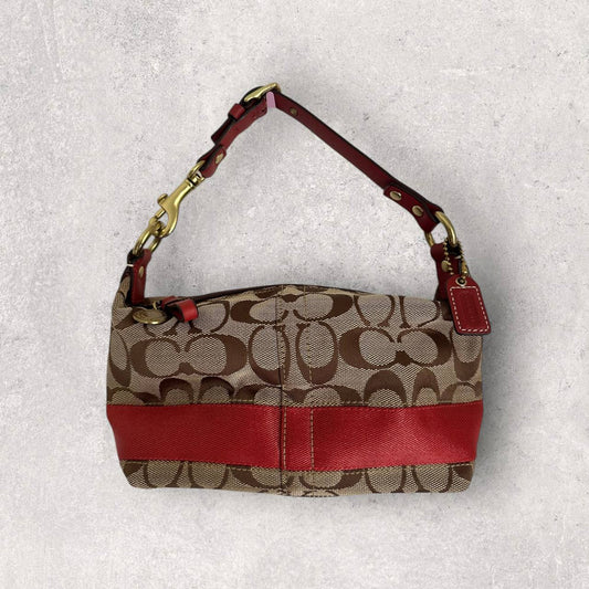 Authentic Vintage Coach Signature Shoulder Bag