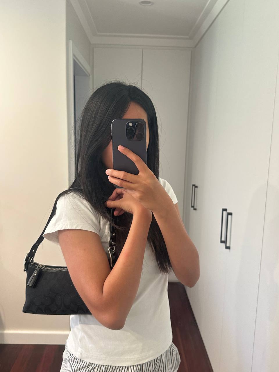 Authentic Vintage Coach Signature Shoulder Bag