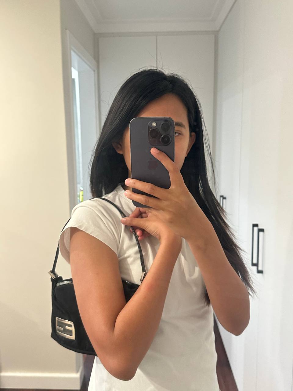 Authentic Vintage Fendi Nylon Shoulder Bag