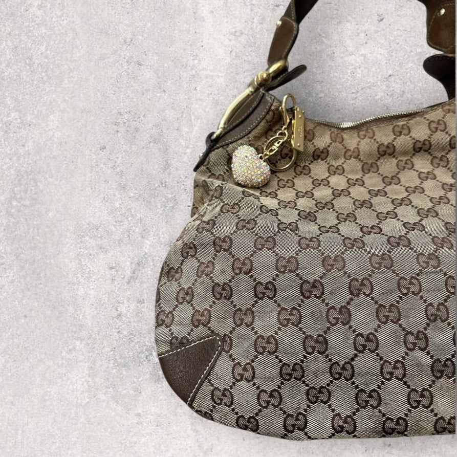 Authentic Vintage Gucci GG Creole Hobo Bag