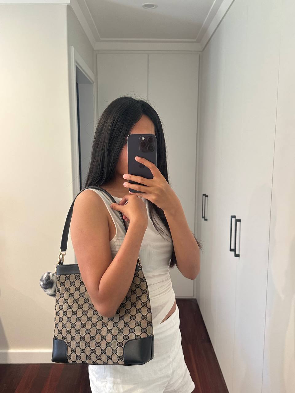 Authentic Vintage Gucci GG Canvas Tote Bag