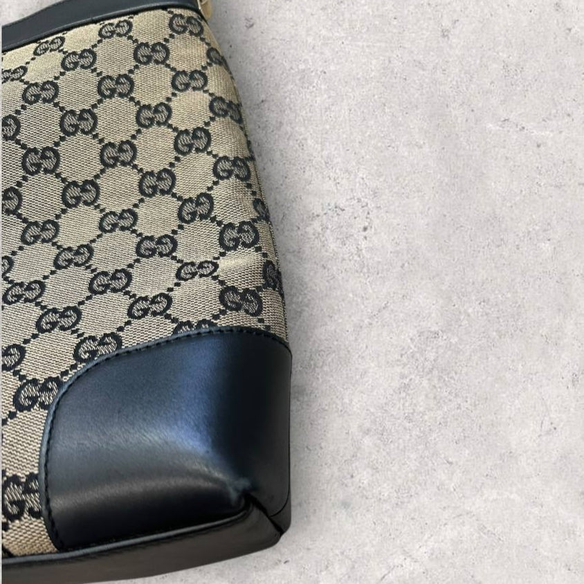 Authentic Vintage Gucci GG Canvas Tote Bag