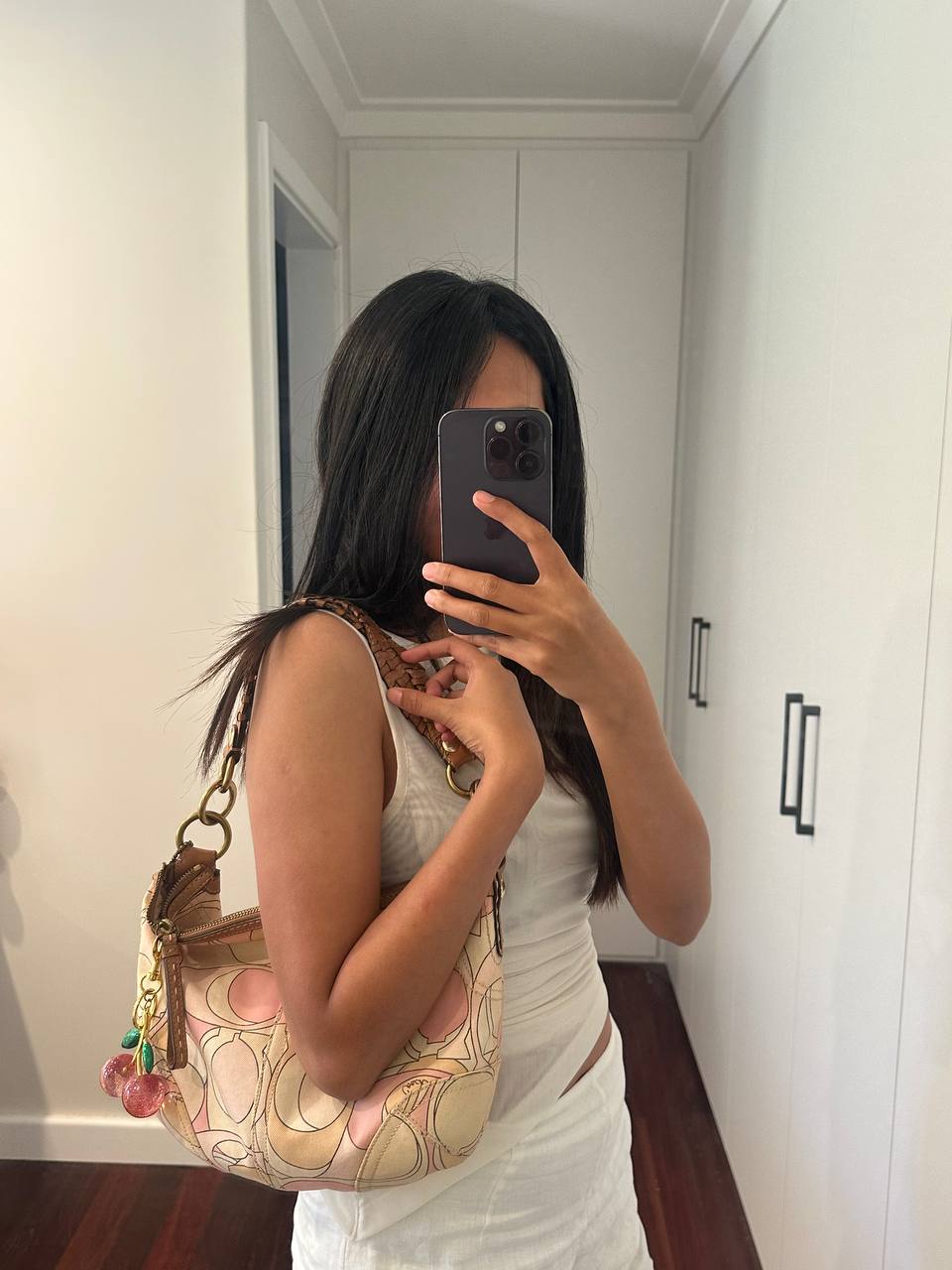 Authentic Vintage Coach Signature Hobo Bag Y2k