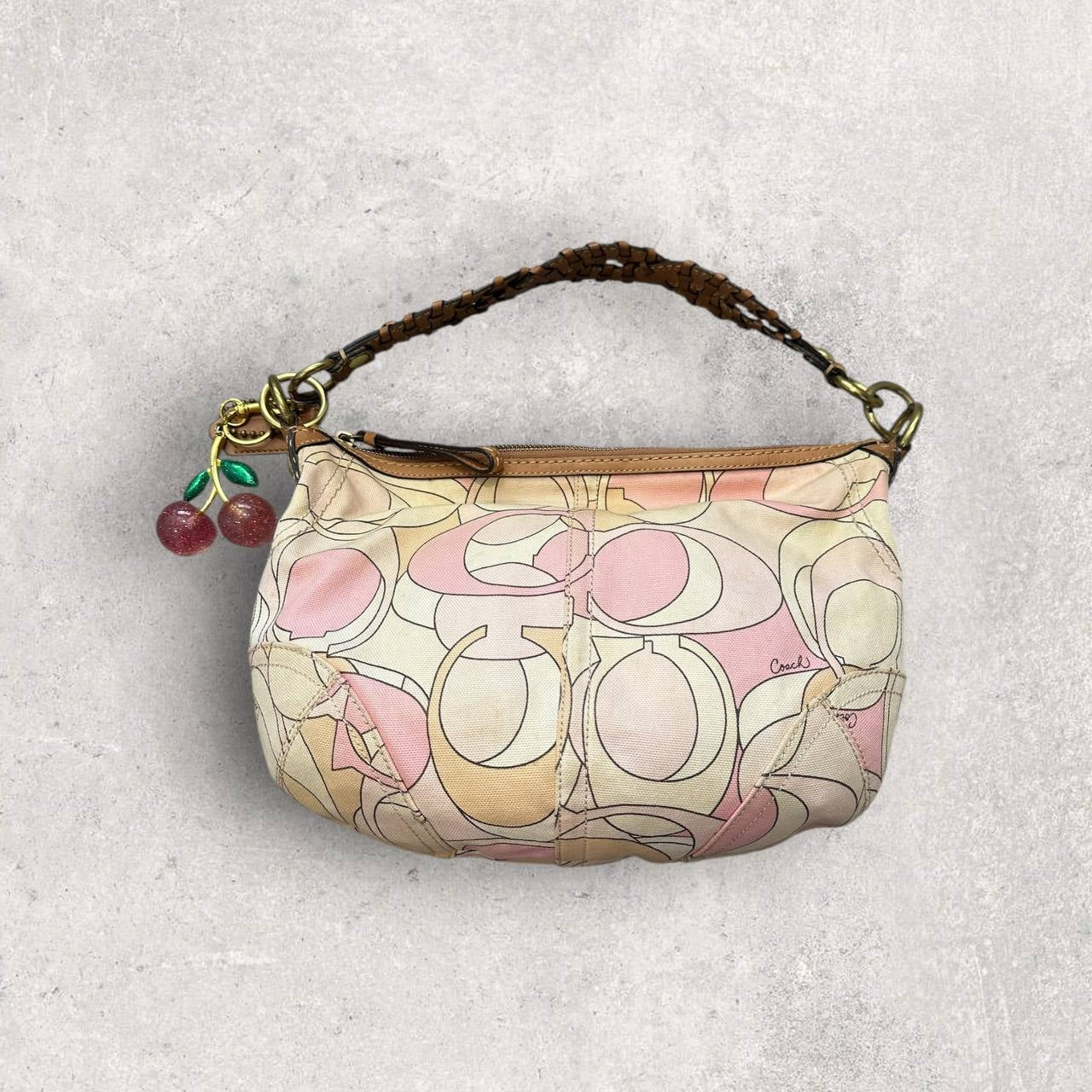 Authentic Vintage Coach Signature Hobo Bag Y2k