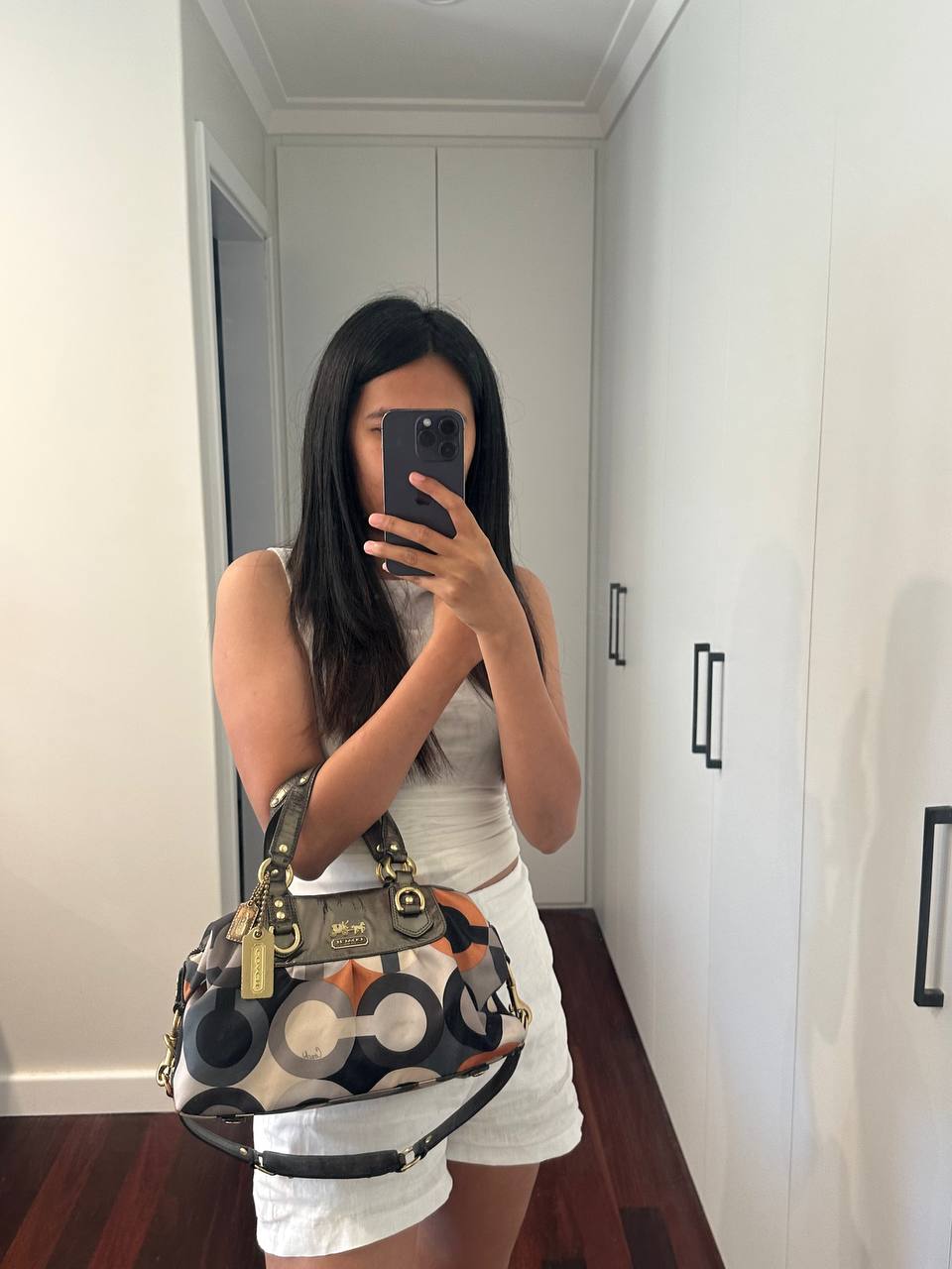 Authentic Vintage Coach Ashley Shoulder Bag