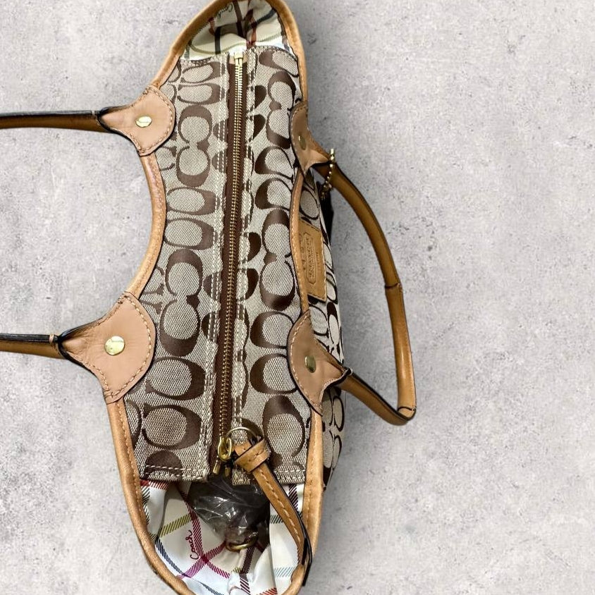 Authentic Vintage Coach Bleecker Signature Tote Bag