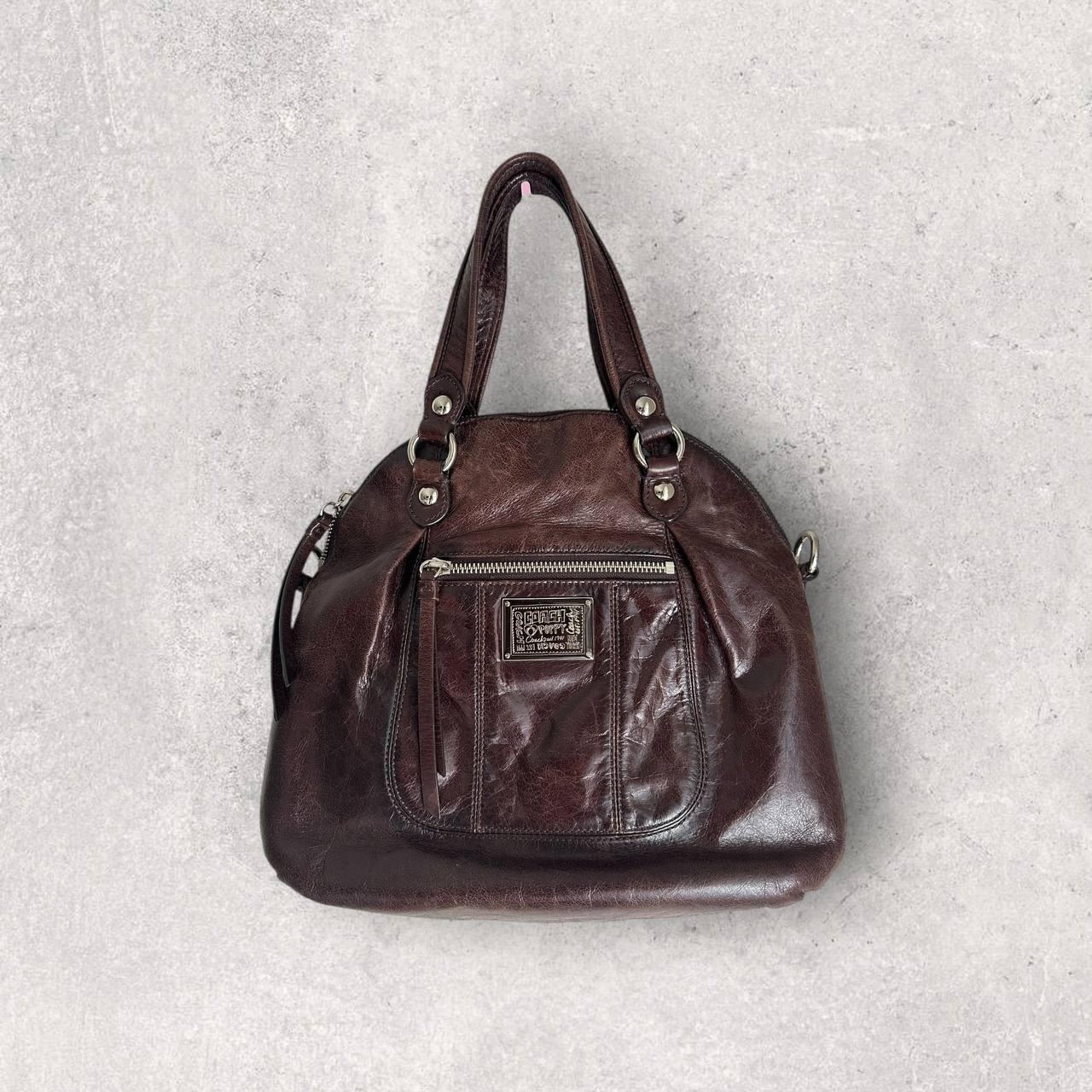 Authentic Vintage Coach Poppy Patent Leather Shoulder Bag