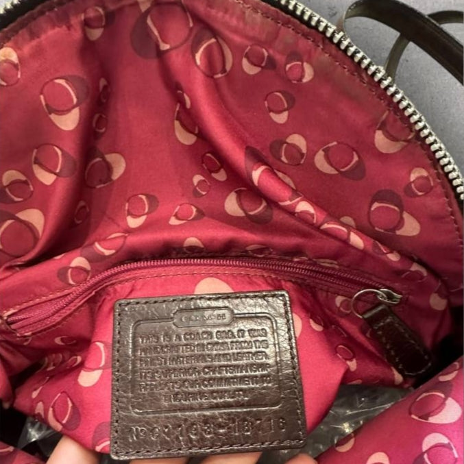 Authentic Vintage Coach Poppy Patent Leather Shoulder Bag