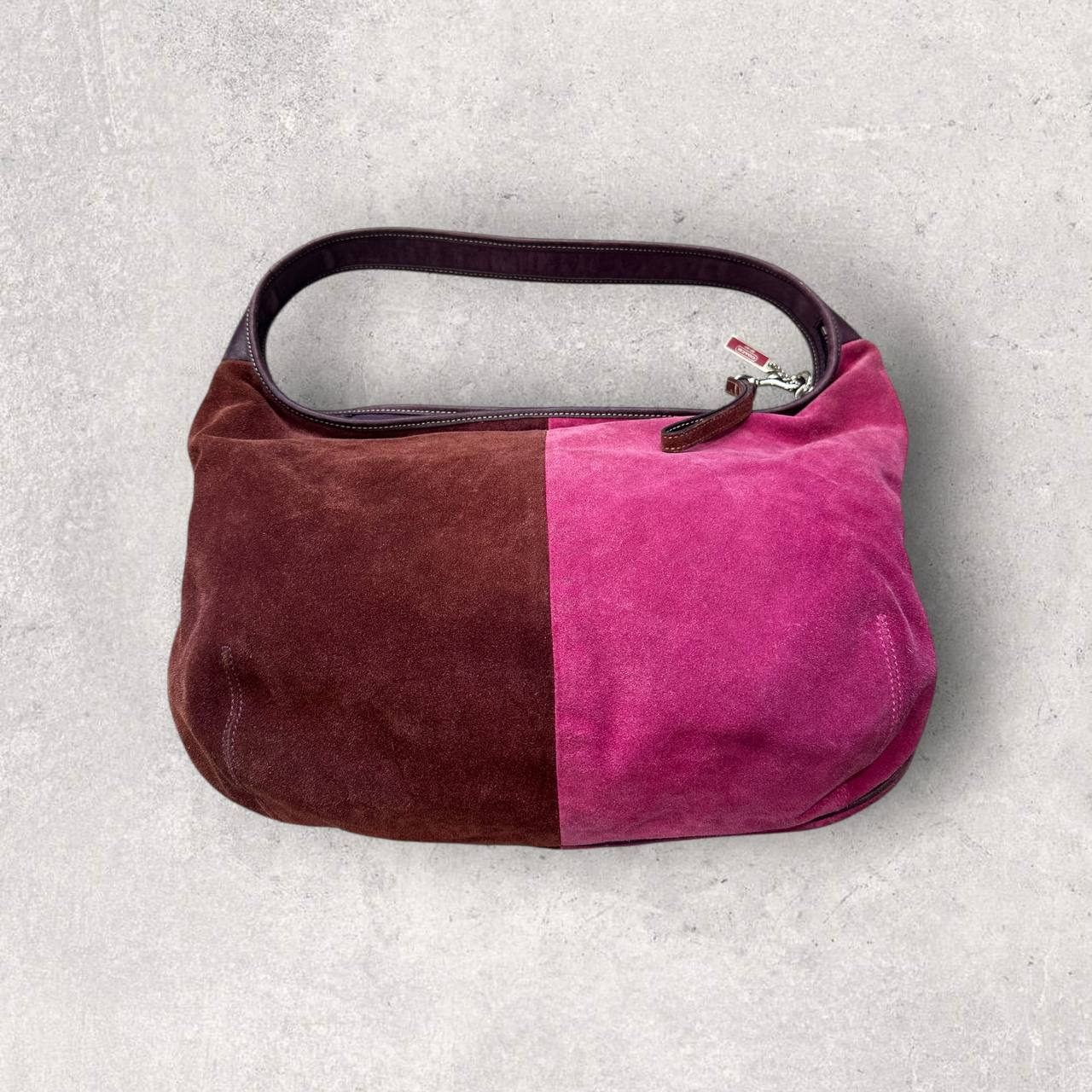 Authentic Vintage Coach Suede Hobo Bag Rare