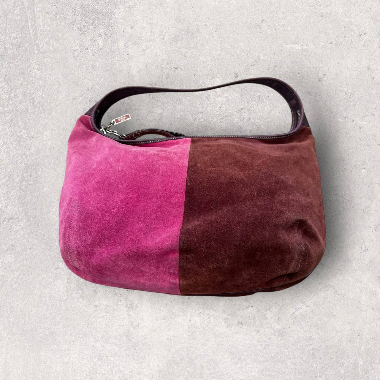 Authentic Vintage Coach Suede Hobo Bag Rare