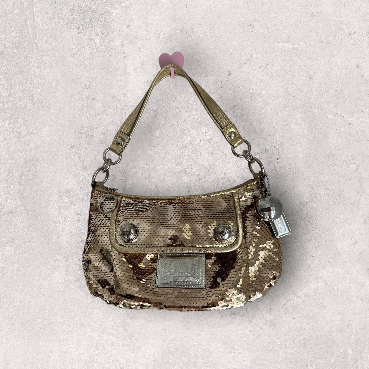 Authentic Vintage Coach Poppy Sequin Shoulder Bag
