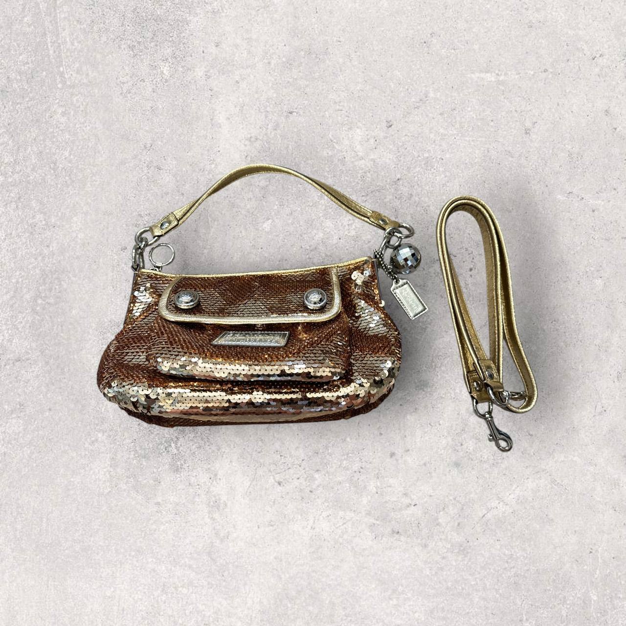 Authentic Vintage Coach Poppy Sequin Shoulder Bag