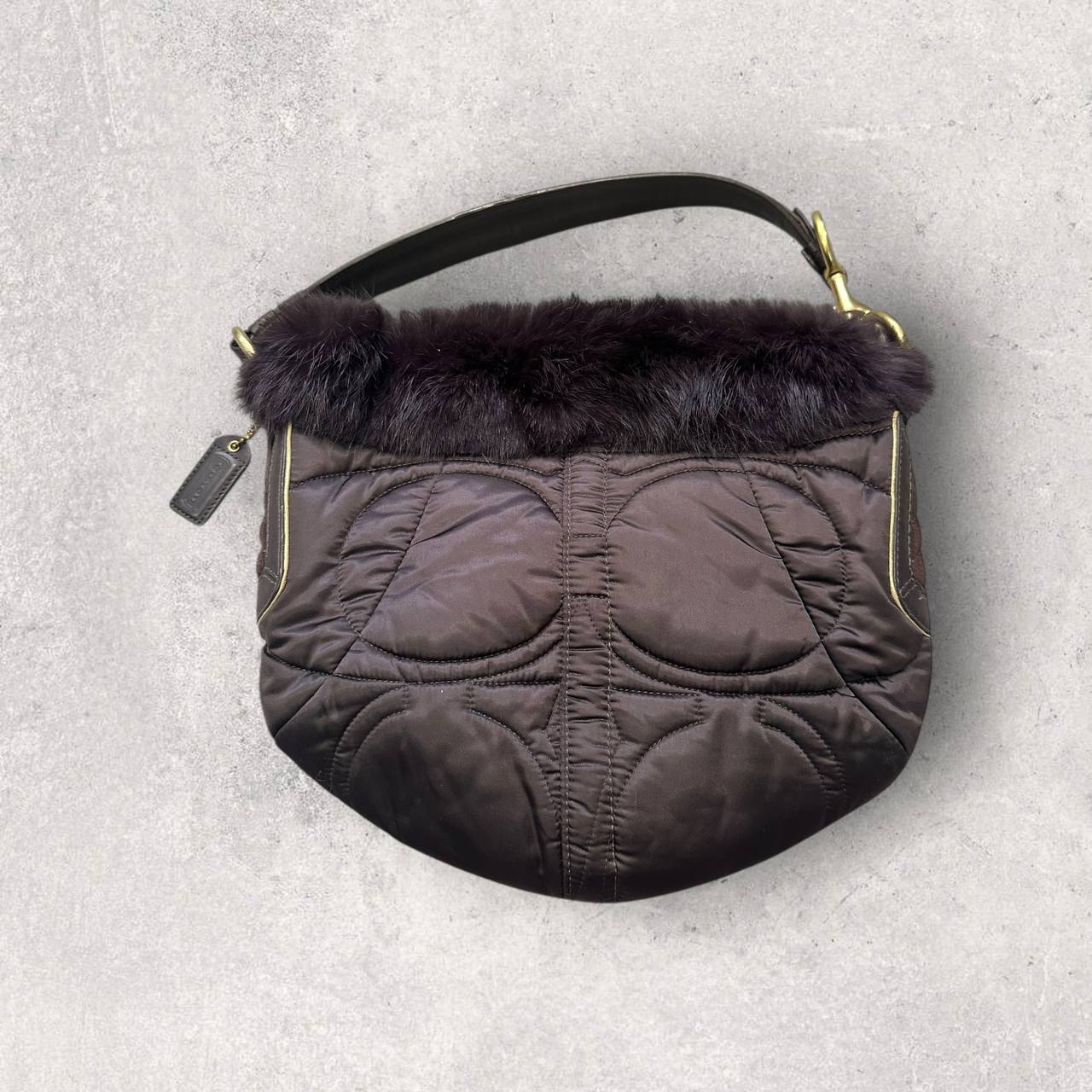 Authentic Vintage Coach Fur Bag Ski Collection