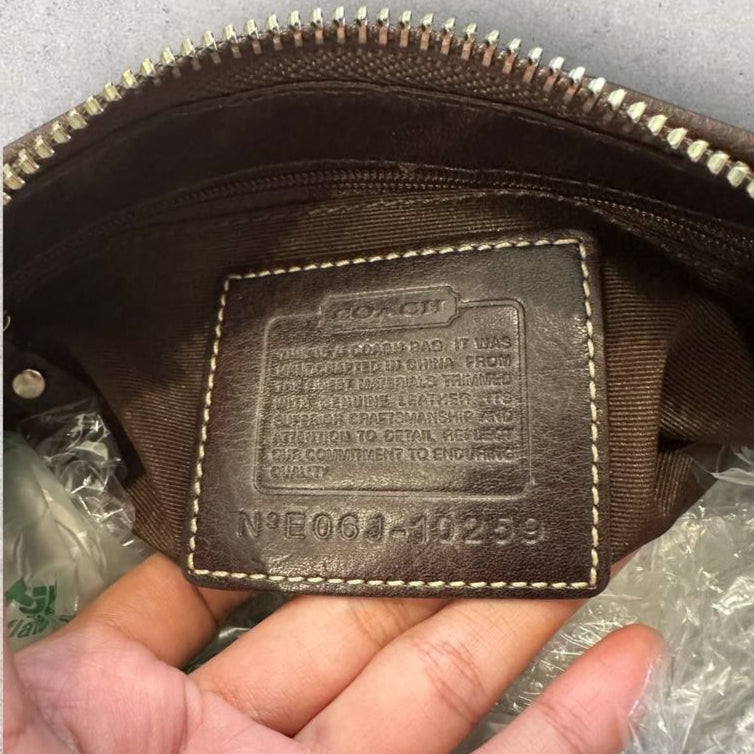 Authentic Vintage Coach Signature Shoulder Bag