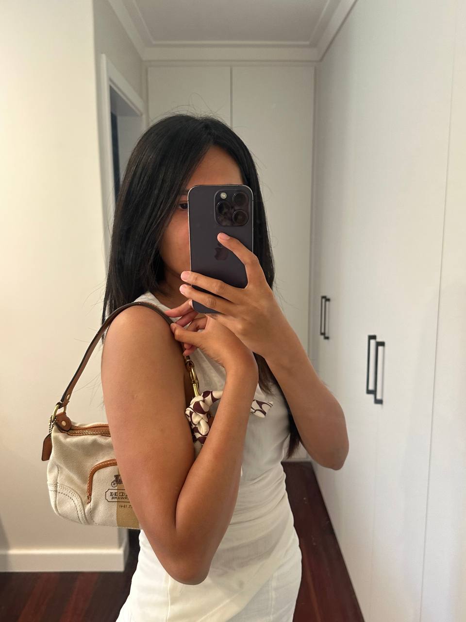 Authentic Vintage Coach Canvas Limited Edition Shoulder Bag