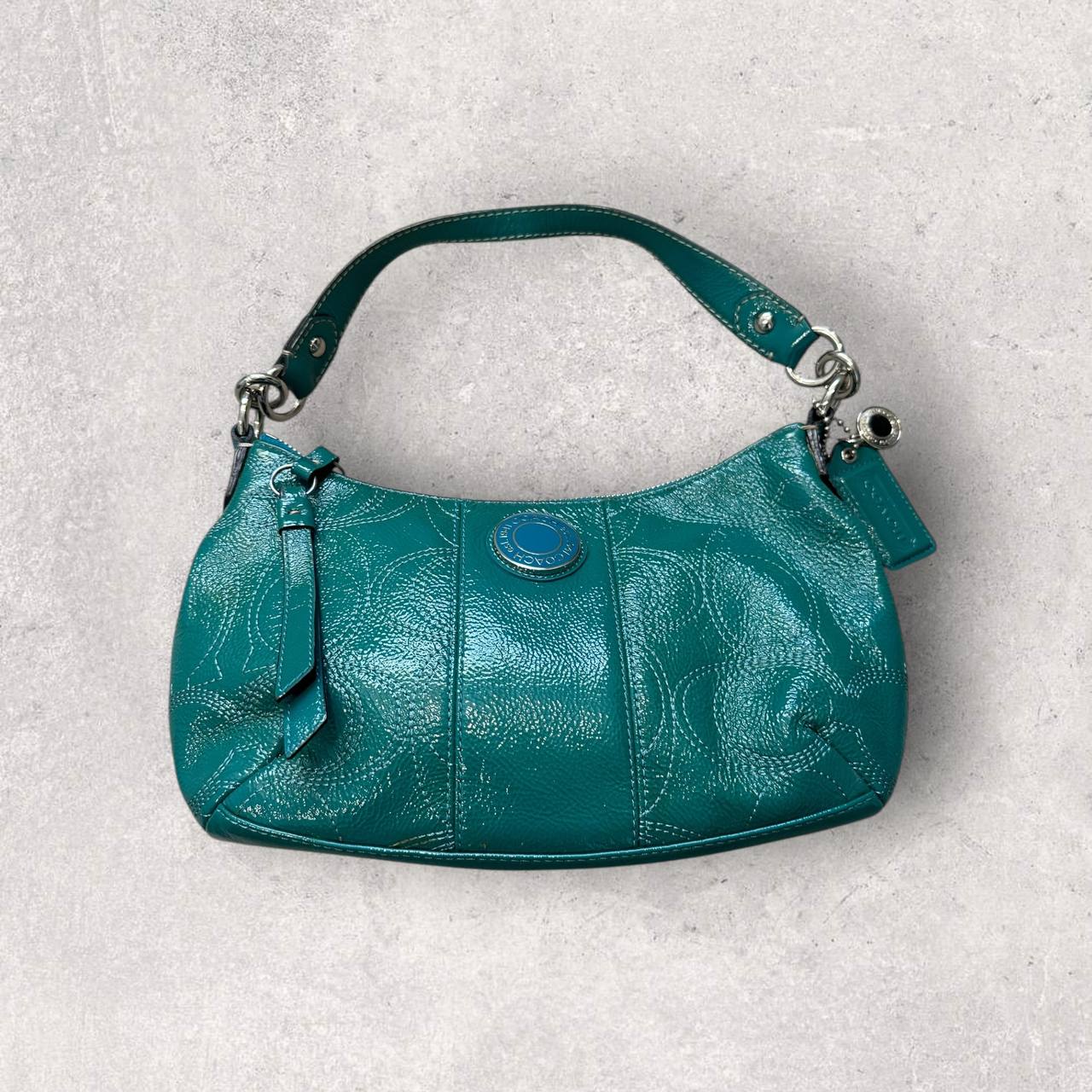 Authentic Vintage Coach Poppy Patent Leather Shoulder Bag