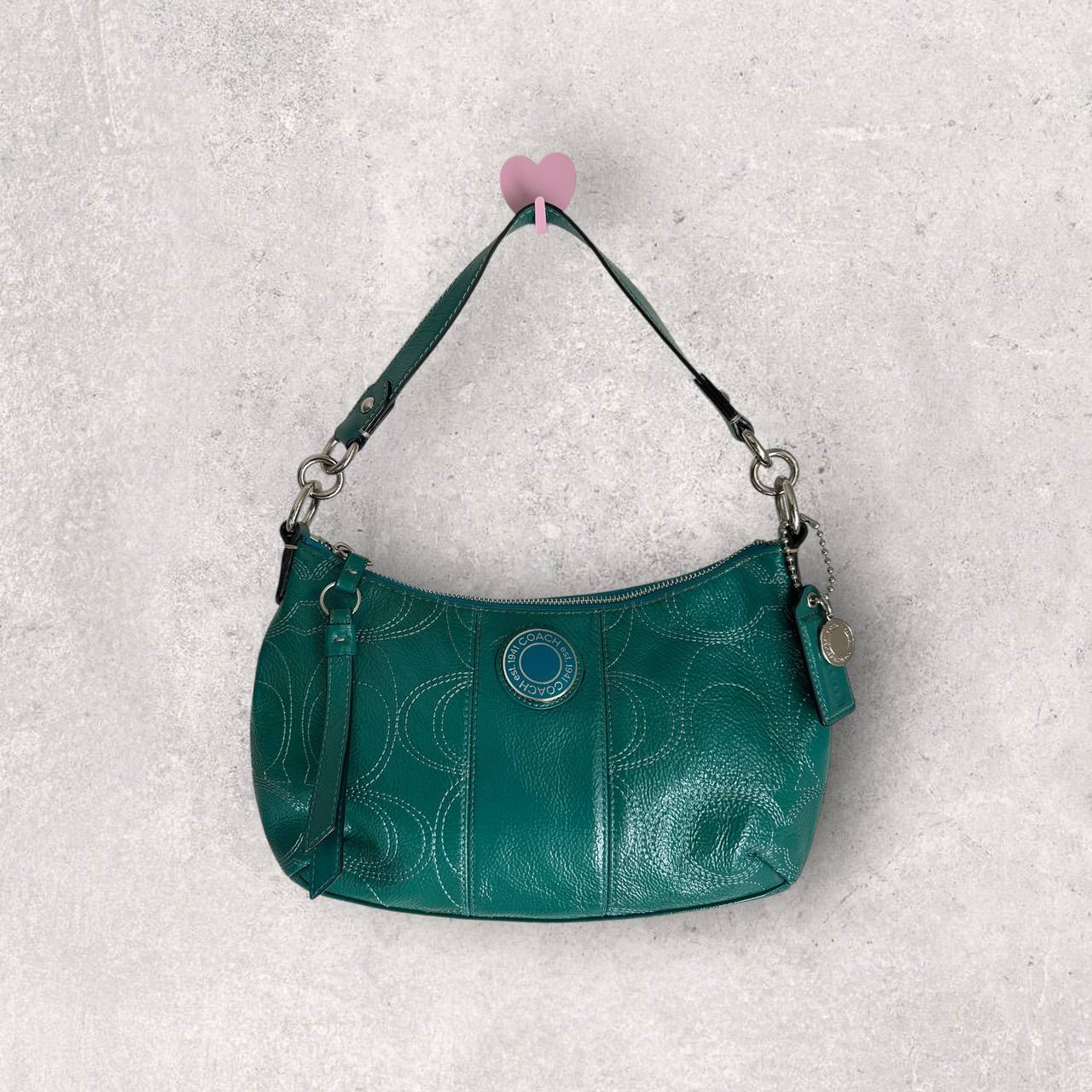 Authentic Vintage Coach Poppy Patent Leather Shoulder Bag