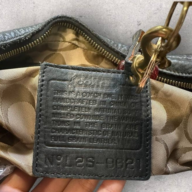 Authentic Coach Leather Hobo Bag