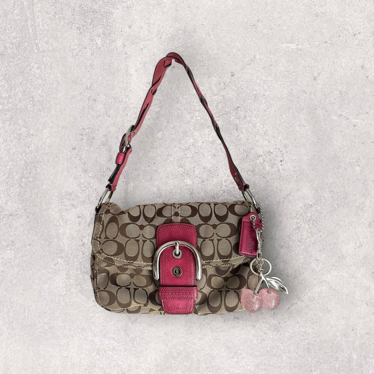 Authentic Vintage Coach Soho Signature Shoulder Bag