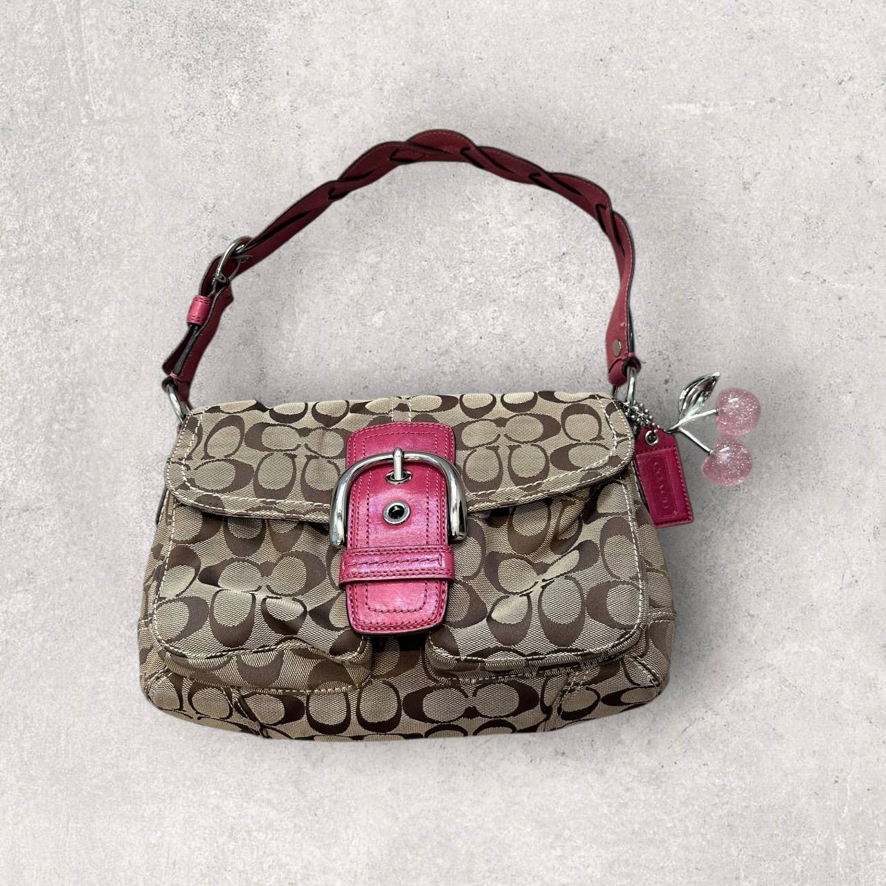 Authentic Vintage Coach Soho Signature Shoulder Bag