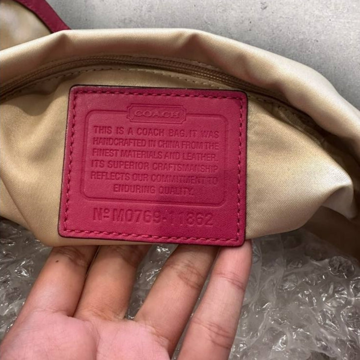 Authentic Vintage Coach Soho Signature Shoulder Bag