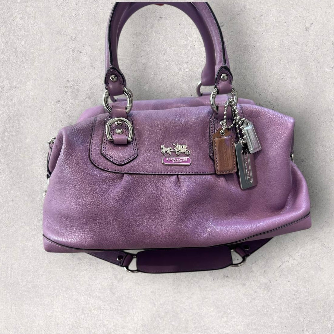 Authentic Vintage Coach Ashley Leather Shoulder Bag