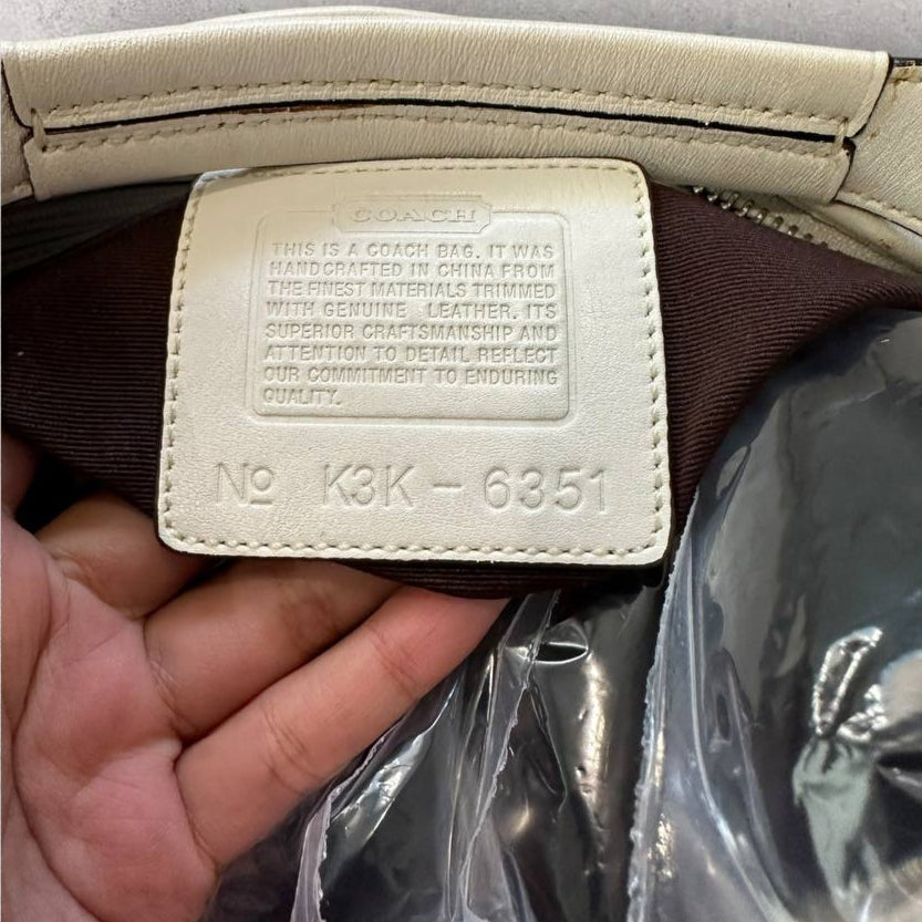 Authentic Vintage Coach Signature Hobo Bag