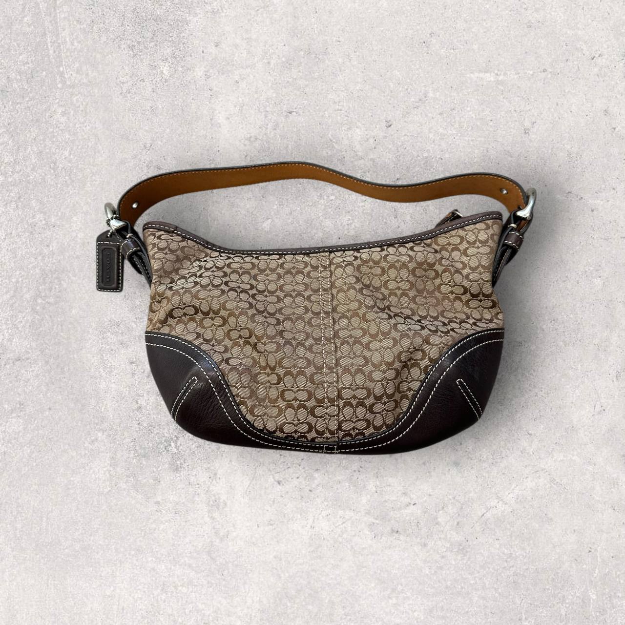 Authentic Vintage Coach Signature Hobo Bag