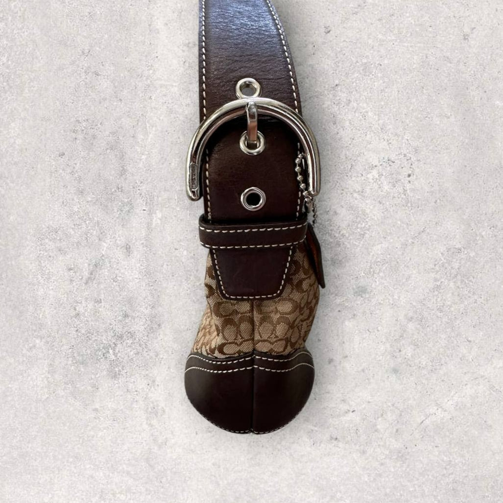 Authentic Vintage Coach Signature Hobo Bag