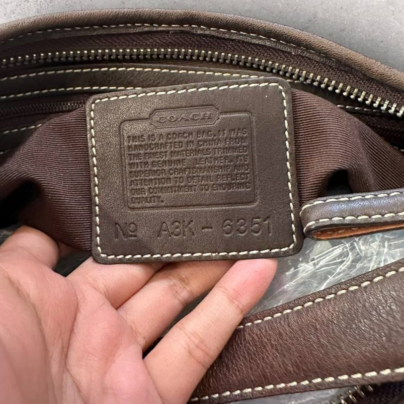 Authentic Vintage Coach Signature Hobo Bag